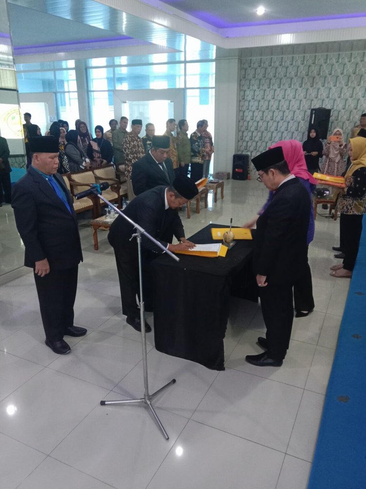 Universitas Saburai Lantik Pejabat Struktural, Dr Januri Pimpin Fakultas Hukum