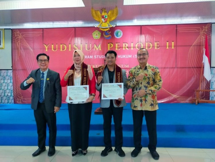 Yudisium 48 Sarjana Hukum, Rektor Saburai Tekankan Integritas dan Kejujuran